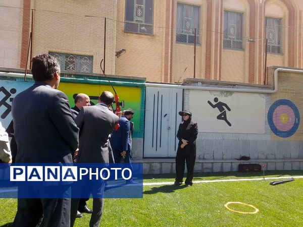 افتتاح زمین چمن هنرستان تربیت بدنی محمد شهرستانی ناحیه ۶ مشهد