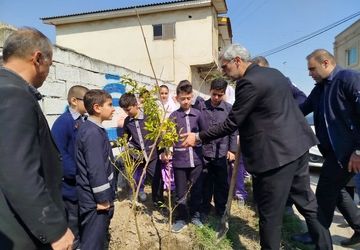 استقبال از عید نوروز با کاشت نهال همدلی در آمل