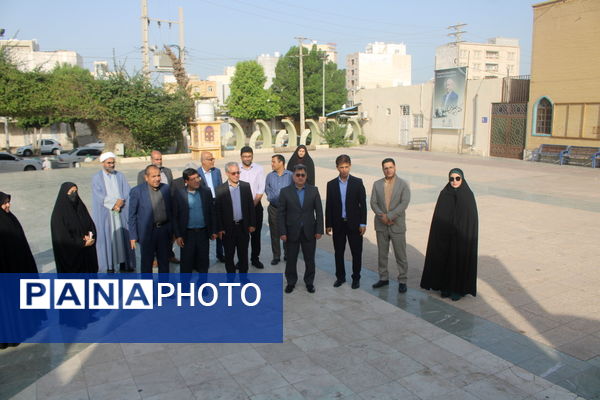 تجدید میثاق با شهدا در بوشهر