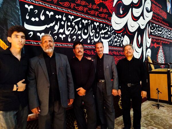 حماسه زنجیرزنی در فدافن؛ عزاداری دهه اول محرم با حضور پرشور جوانان