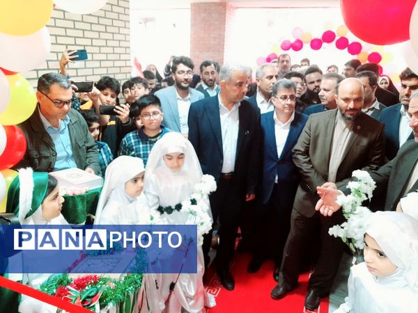 افتتاح مدرسه  ۱۲ کلاسه فروغی بسطامی در بوشهر