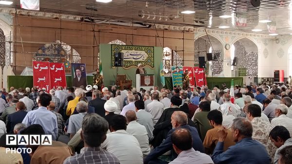 نماز عبادی سیاسی جمعه در شهرستان کاشمر 