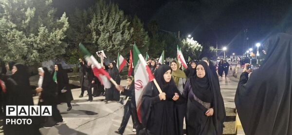 راهپیمایی گسترده در حمایت از جمهوری اسلامی ایران