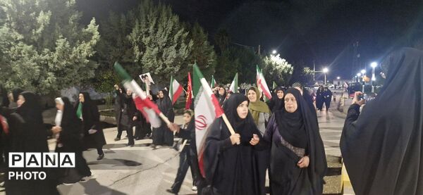 راهپیمایی گسترده در حمایت از جمهوری اسلامی ایران