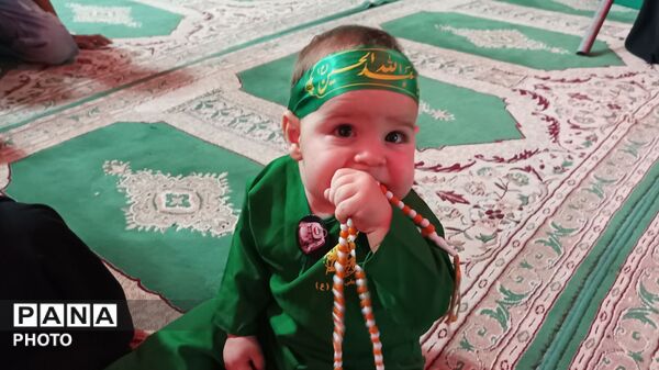 مراسم شیرخوارگان حسینی در مهدیه معلا شهر میلاجرد