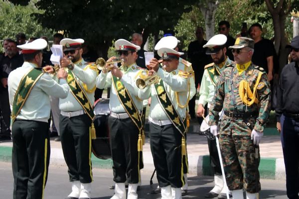 تشییع پیکر شهید محمد نعمتی سعیدآبادی در شهرستان بهارستان