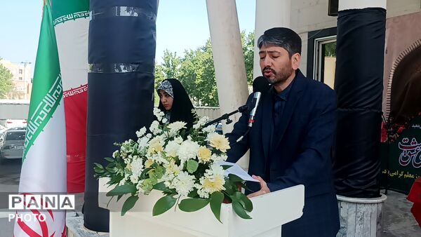 مراسم بیعت با معلمان شهید