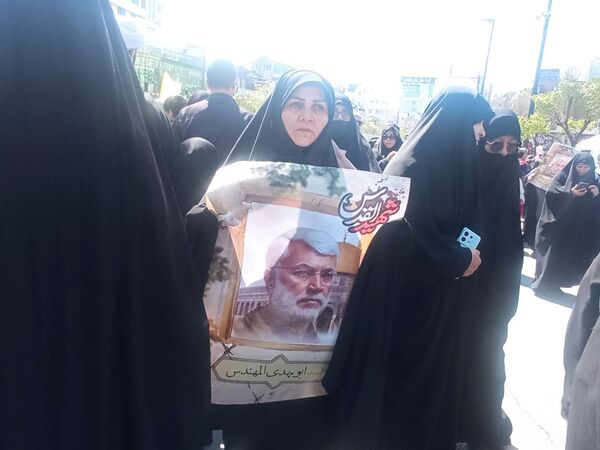 حضور پرشور مشهدی‌ها در راهپیمایی روز قدس؛ فریاد حمایت از فلسطین