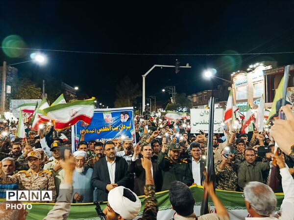 سرخس در شصتمین شب حماسه و میلاد امام رضا«ع» ؛ رزمایش «جان‌فدای ایران»