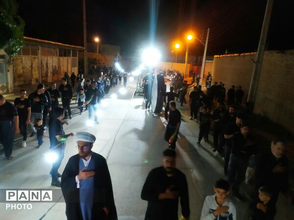 عزاداری مردان با غیرت وزنان شیردل این سرزمین در روستای بابان دردسته