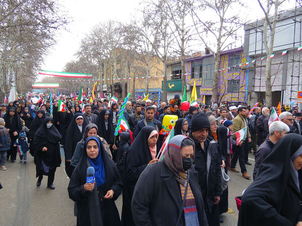 راهپیمایی روز ۲۲بهمن شهرستان بجنورد