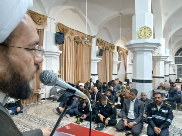 مراسم گرامیداشت شهدای مقاومت و تشیع نمادین پیکر پاک شهید سید حسن نصرالله در خلیل آباد 
