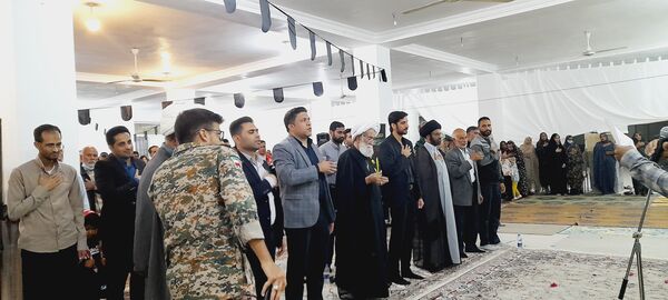 تشییع شهید گمنام در فین