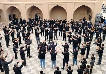 بازدید از آیین جغجغه زنی شهیدیه شهرستان  میبد جهت شرکت در برنامه تلویزیونی حسینیه معلّی
