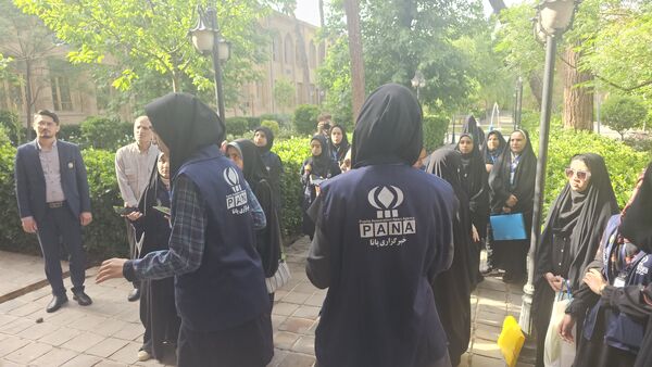 بازدید دانش‌آموزان خبرنگار پانا از مدرسه تاریخی دارالفنون
