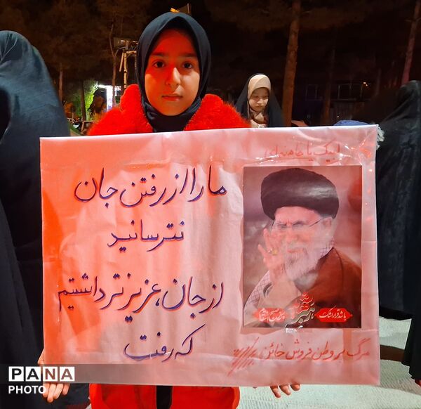 پیشگامان نمایش شور میهن دوستی در تجمعات شبانه 