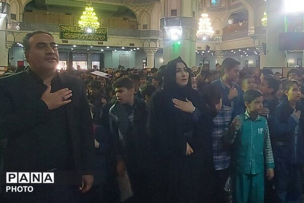 نوگلان فاطمی در آغوش حضرت عبدالعظیم حسنی (ع)