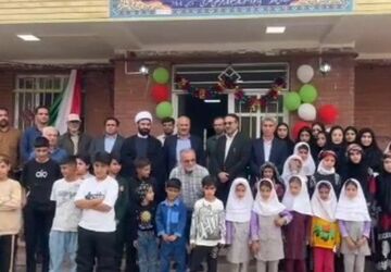 مدرسه ۶ کلاسه «سردار شهید محمد باقری» در ده‌ یوسفیان سفلی افتتاح شد