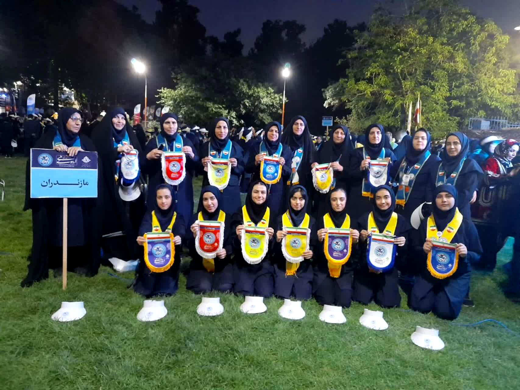 افتخارآفرینی دختران و بانوان مازندرانی در اردوی ملی پیشتازان