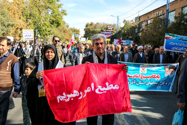 مراسم راهپیمایی ۱۳ آبان در ارومیه
