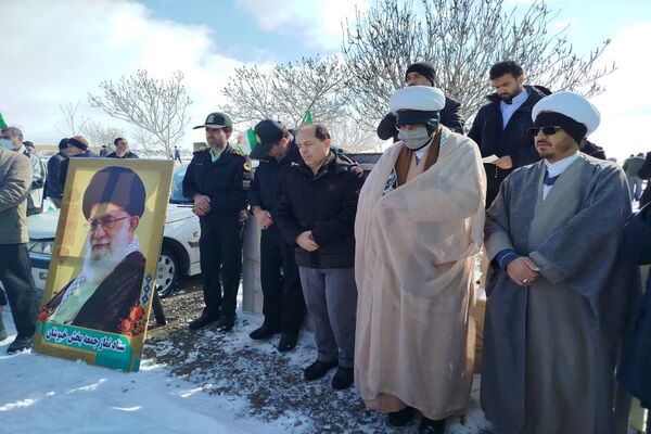 راهپیمایی ۲۲ بهمن در شهر تیتکانلو 