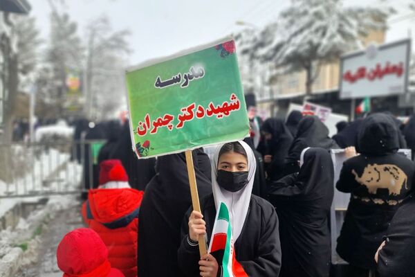 راهپیمایی باشکوه 22 بهمن در شهر فریمان