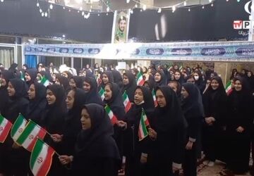  مراسم شهید آبروی مدرسه (شهید حسین میر طلایی) در دبیرستان کوپایی۲