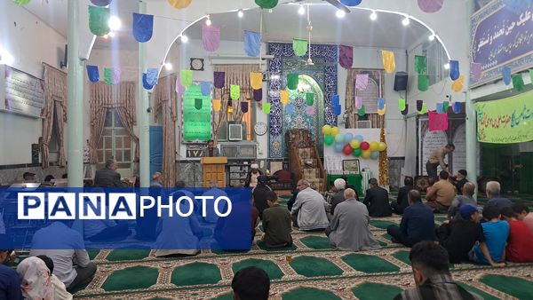 برگزاری جشن میلاد امام رضا(ع) در مسجد صاحب الزمان آشخانه 