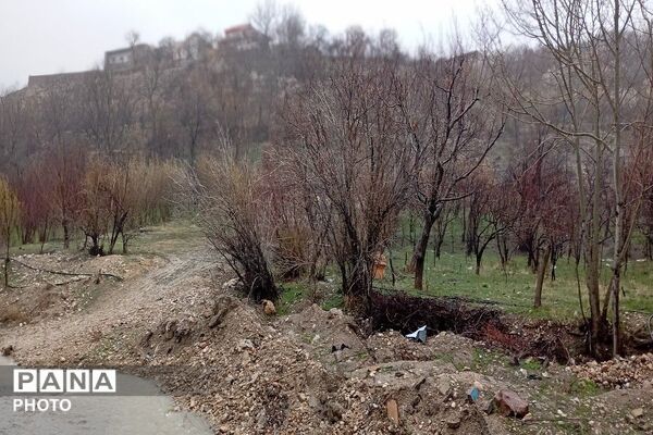  بارش باران در شهر بار 