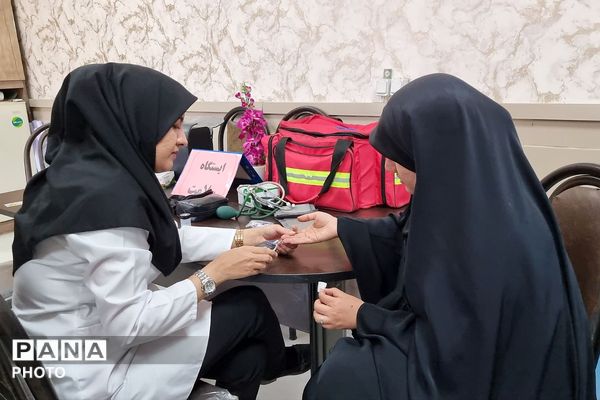 استقرار ایستگاه سلامت در اداره آموزش و پرورش کهریزک 