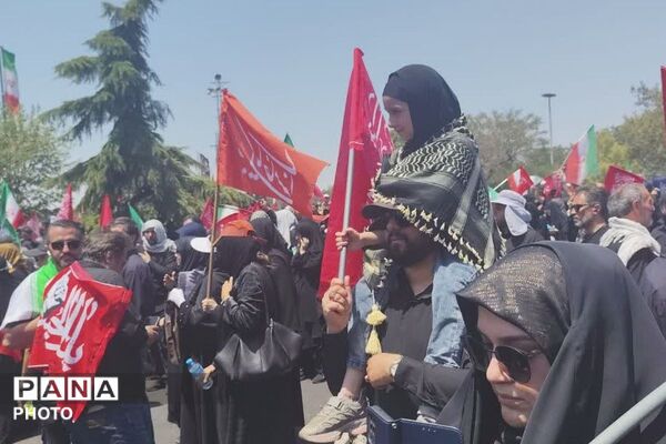 تهران از لنز دوربین خبرنگاران پانا شهرستان قدس در سوگ رهبر شهید انقلاب