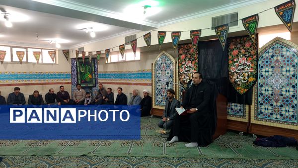 مراسم عزاداری حضرت فاطمه زهرا (س) در اداره آموزش و پرورش شهریار