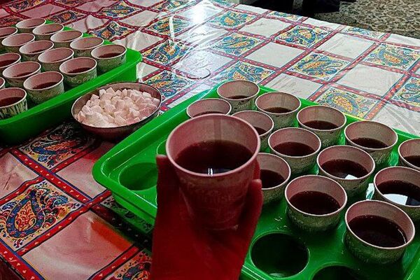 تشییع نمادین حضرت زهرا(س) با اشک و ارادت