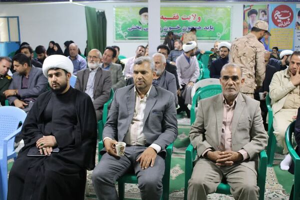 مراسم گرامیداشت شهید مقاومت در محل سپاه ناحیه شهرستان خلیل‌آباد
