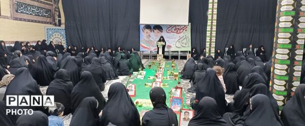 مراسم چهلمین روز شهادت رهبر انقلاب در لالجین برگزار شد
