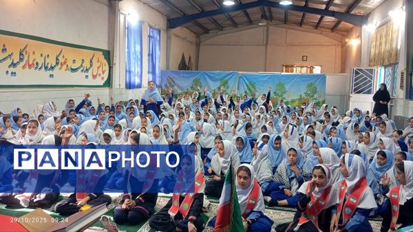 آیین نواختن زنگ پدافند غیرعامل در زاوه