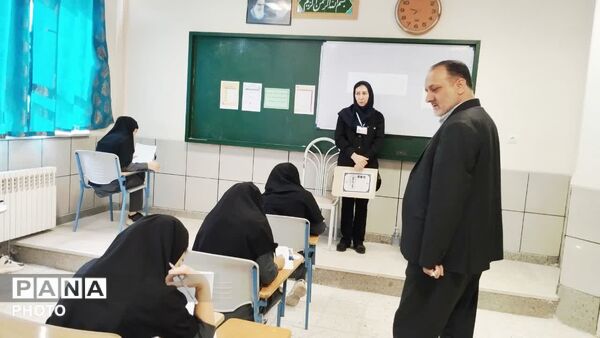 بازدید مدیر آموزش و پرورش شهرستان کلات از حوزه محل های برگزاری امتحانات نهایی 