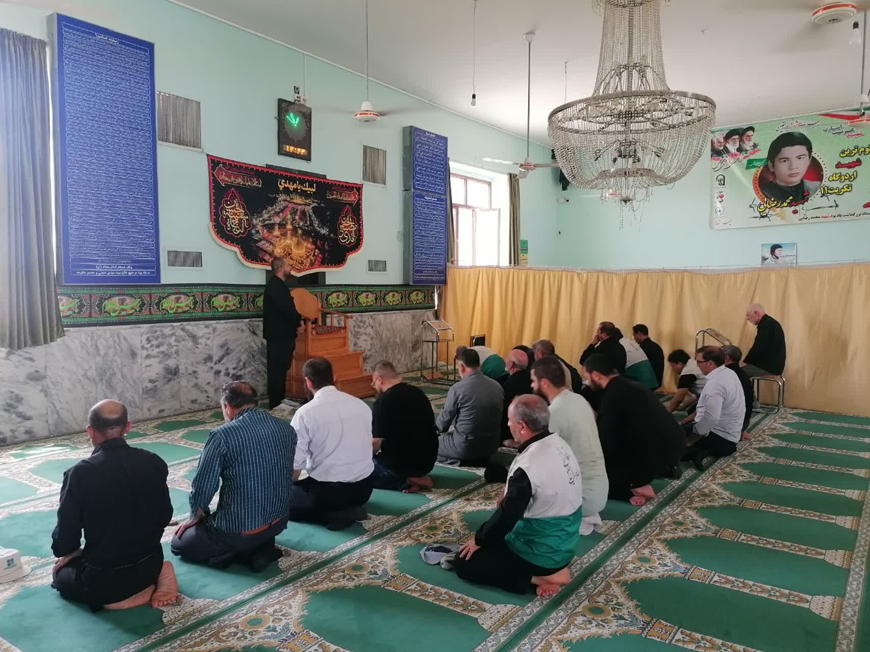 برپایی موکب عاشورایی اربعین حسینی در شیروان