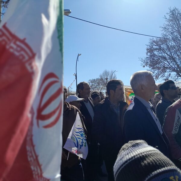حضور پرشکوه مردم غیور منطقه گندمان در راهپیمایی 22 بهمن