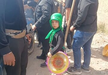 حال معنوی پیاده روی طریق الحسین(ع) در کهک قم