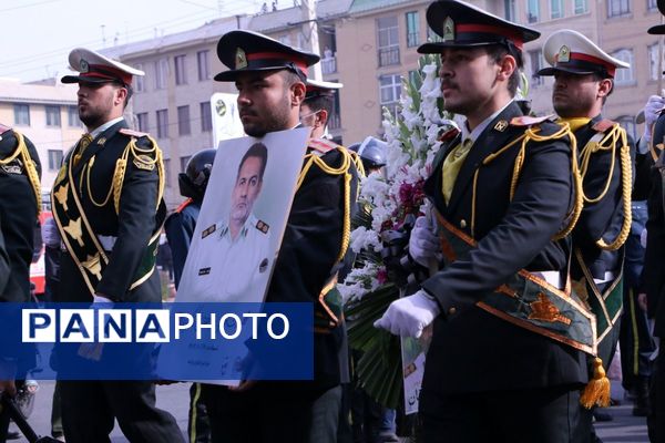 مراسم تشییع پیکر مطهر شهید والامقام شاهین دهقانی