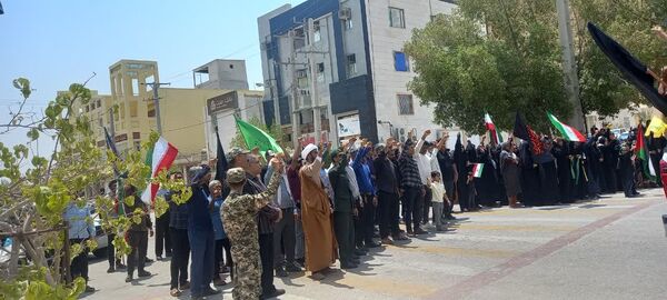 مردم شهر رویدر طنین انتقام‌خواهی را در روز غدیر سر دادند