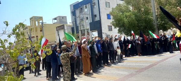 مردم شهر رویدر طنین انتقام‌خواهی را در روز غدیر سر دادند