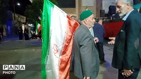 هشتاد و پنجمین شب از شب های مقاومت نیشابور در قاب پانا 