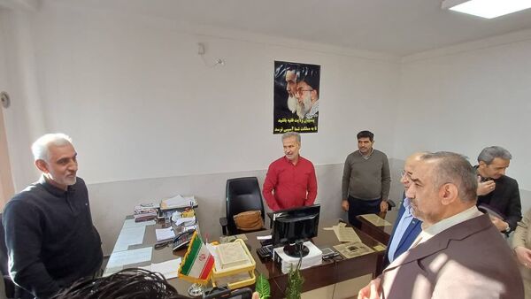 کلنگ زنی ساختمان دادگاه بخش فندرسک