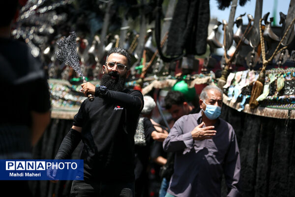 عزاداری عاشورا حسینی در محله رودکی