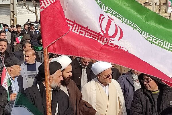 راهپیمایی ۲۲بهمن در کهریزک و باقرشهر