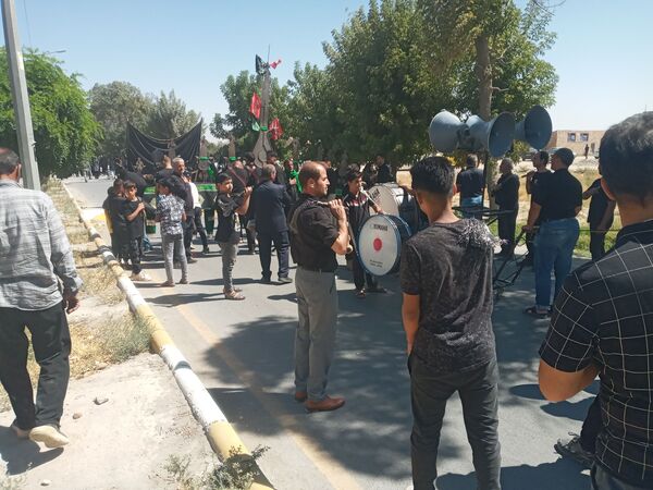 اجتماع حسینیان وعزاداری هیات مساجد و روستاهای اطراف در چناران