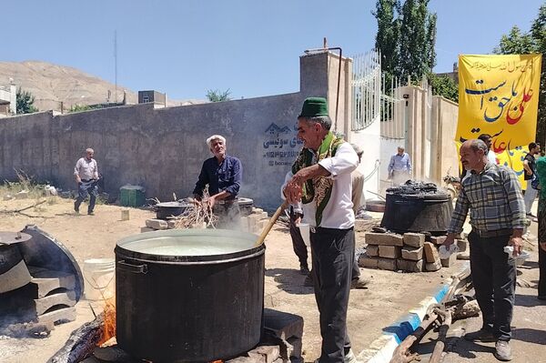 اطعام بزرگ عید غدیردر شهر بارنیشابور