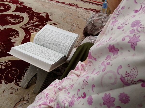 مراسم اعتکاف در مسجد ام البنین (س)